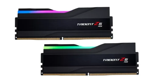 Памет за компютър G.SKILL Trident Z5 Black RGB 32GB (2x16GB) DDR5 7600MHz CL36 F5-7600J3646G16GX2-TZ5RK 1.40V Intel