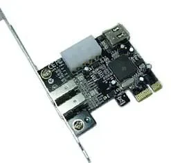 Контролер ESTILLO 1394AV 3+1 port 1394 FireWire PCI ex Host Adapter