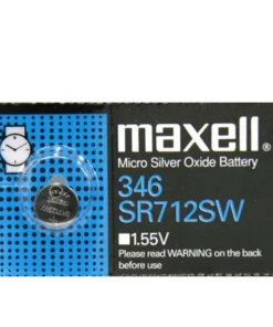 Бутонна батерия сребърна MAXELL SR712 SW 1.55V  / 346