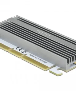 PCI Express x16 (x1 / x4 / x8) карта Delock за M.2 NVMe M.2 Key M RGB LED