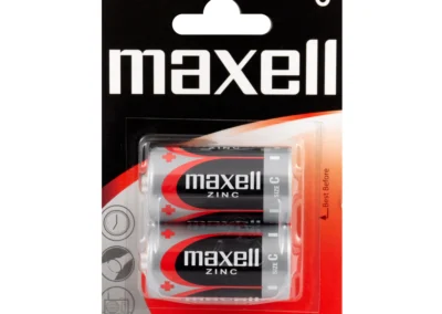 Цинк Манганова батерия MAXELL R14 /2 бр. в блистер/ 15V