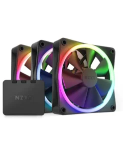 Комплект вентилатори NZXT F120 RGB Black 3 броя и NZXT RGB