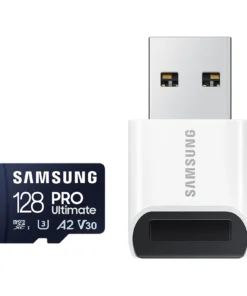 Карта памет Samsung PRO Ultimate microSDXC UHS-I 128GB Адаптер USB четец