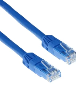 Мрежов пач кабел ACT U/UTP CAT 6 RJ-45 - RJ-45 2.0 m Медни проводници Син Булк