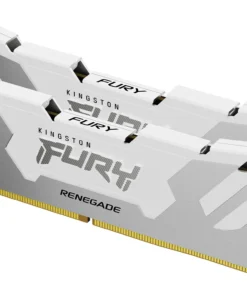 Памет за компютър Kingston Fury Renegade White 32GB(2x16GB) DDR5 7200MHz CL38 KF572C38RWK2-32