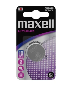 Бутонна литиева батерия MAXELL CR2016 3V