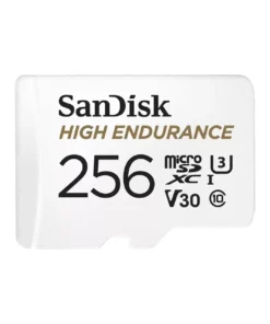 Карта памет SANDISK High Endurance micro SDXC UHS-I U3 SD Адаптер 256GB Class 10