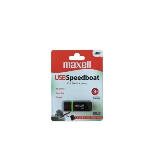 USB памет MAXELL SPEEDBOAT USB 2.0 8GB Черен