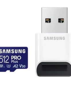 Карта памет Samsung PRO Plus microSDXC UHS-I 512GB Адаптер USB четец