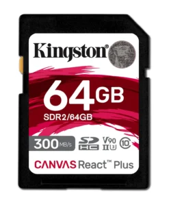 Карта памет Kingston Canvas React SDXC 64GB UHS-II