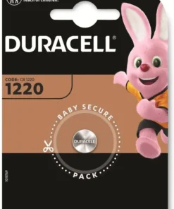 Бутонна батерия литиева DURACELL  CR1220 3V 1PK блистер