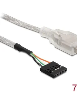 Кабел DeLock USB 2.0-A - pin header 70 cm