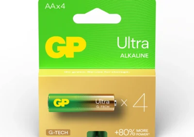 Алкална батерия GP ULTRA LR6 AA /4 бр. в опаковка/ 1.5V GP GP15AU