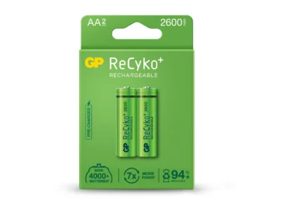 Акумулаторна Батерия GP  R6 AA 2600mAh NiMH 2 бр. 270AAHCE-EB2  GP