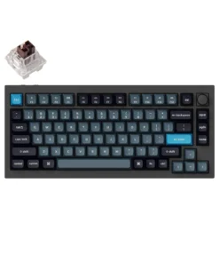 Клавиатура Keychron Q1 Pro Black-Blue QMK TKL K Pro Brown Switch RGB LED PBT