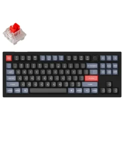 Геймърска Механична клавиатура Keychron V3 TKL Knob QMK Carbon Black Keychron K Pro Red Switch RGB