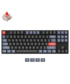 Геймърска механична клавиатура Keychron K8 Pro TKL Gateron G Pro(Hot Swappable) Red Switch RGB Backlight Plastic