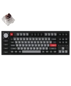 Клавиатура Keychron Q3 Pro Carbon Black TKL K Pro Brown Switch RGB LED PBT