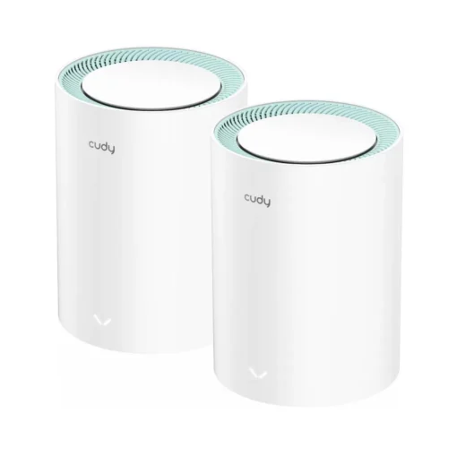 Безжичен рутер Cudy M1300 2-pack AC1200 Dual Band 2.4/5 GHz 300 -  867 Mbps