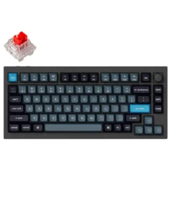 Клавиатура Keychron Q1 Pro Black-Blue QMK TKL K Pro Red Switch RGB LED PBT