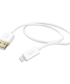 Кабел за зареждане USB-А - Lightning 1.5м бял