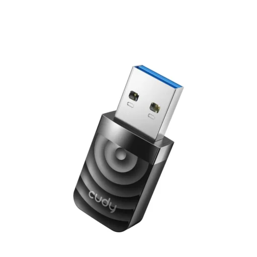 Безжичен нано адаптер Cudy WU1300S USB 3.0 2.4/5 Ghz Вградена антена