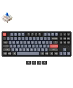 Геймърска механична клавиатура Keychron K8 Pro TKL Gateron G Pro(Hot Swappable) Blue Switch RGB Backlight Aluminium