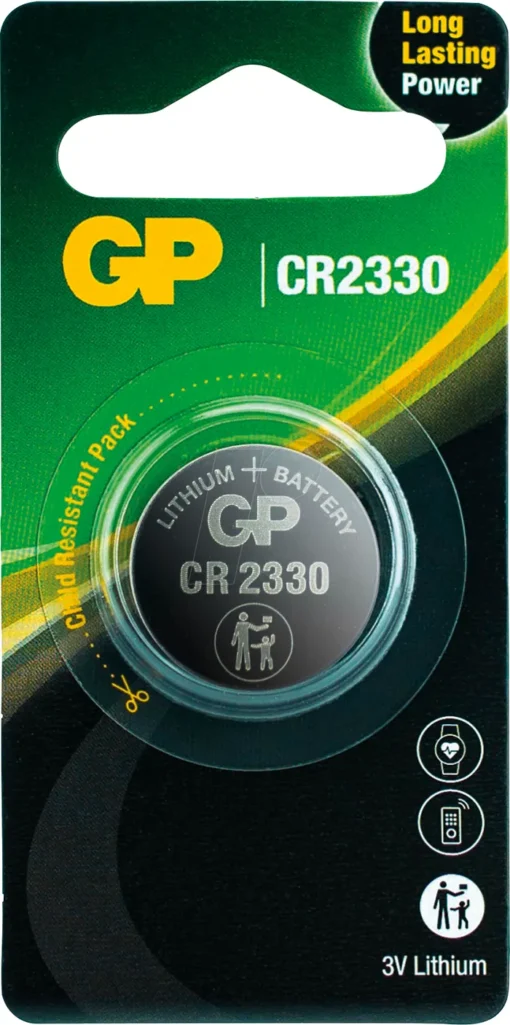 Литиева бутонна батерия GP  CR-2330 3V  1 бр. в блистер /цена за 1