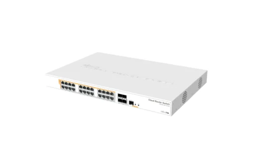 Суич Mikrotik CRS328-24P-4S-RM 24xGigabit LAN L2/L3 4xSFP+ cages