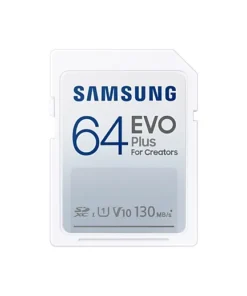 Карта памет Samsung EVO Plus SD Card 64GB Бяла