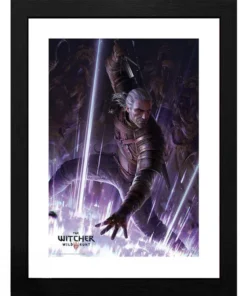 GBEYE THE WITCHER - Framed print "Geralt" (30x40)