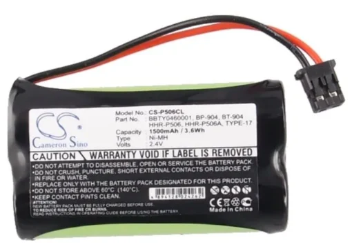 Батерия за телефон 2* АA 2.4V NiMH 1500mAh GP60AS2BMX Panasonic KX-TG2000 Cameron