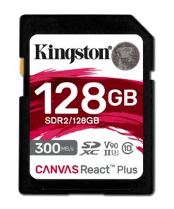 Карта памет Kingston Canvas React SDXC 128GB