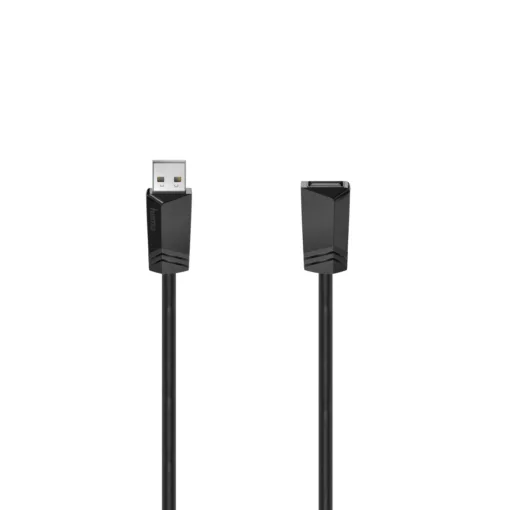 Удължителен кабел HAMA USB-A женско - USB-A мъжко 5 м екраниран