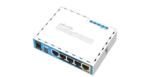 Безжичен Access point MiKrotik HAP RB951UI-2ND 5 x 10/100 Mbps PoE Бял