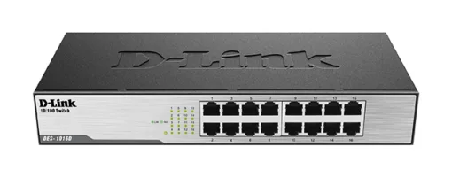 Суич D-Link DES-1016D/E 16 портов 10/100 Desktop rack mount