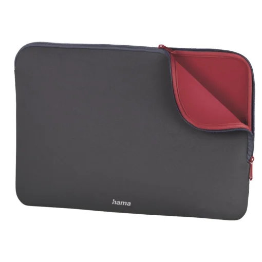 Калъф за лаптоп HAMA Neoprene 11.6"(30cm) Сив/Червен