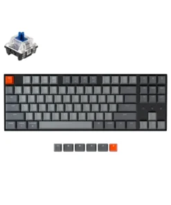 Геймърска Механична клавиатура Keychron K8 TKL Hot-Swappable Gateron Optical Blue Switch RGB