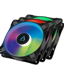 Вентилатори ARCTIC P12 Black A-RGB 120mm 3 Fan комплект