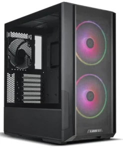 Кутия за компютър Lian-Li LANCOOL 216 RGB Mid-Tower Tempered Glass Черна