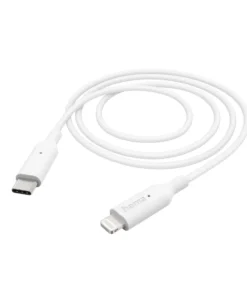 Кабел за зареждане/Дата HAMA USB-C - Type-C/Lightning 1м бял