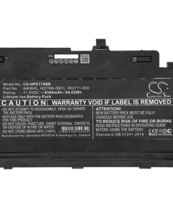 Батерия за лаптоп HP ZBook 17 G4  AA06XL  LiIon 114V 8300mAh CAMERON SINO