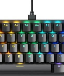 Геймърска механична клавиатура Glorious GMMK 2 Black Compact- Fox Switches