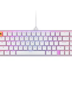 Геймърска механична клавиатура Glorious GMMK 2 White Compact- Fox Switches