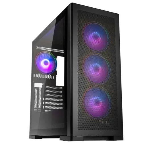 Кутия за компютър Kolink Unity Meshbay ARGB Mid-Tower Black