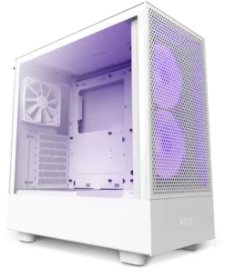 Кутия за компютър NZXT H5 Flow RGB Matte White Mid-Tower