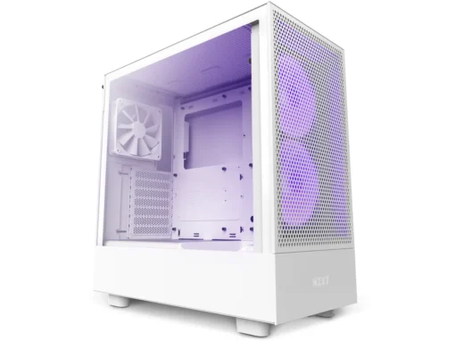 Кутия за компютър NZXT H5 Flow RGB Matte White Mid-Tower