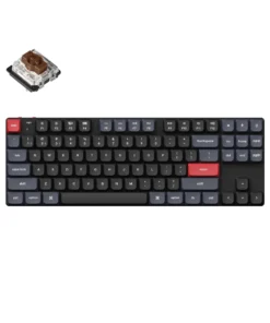 Геймърска Механична клавиатура Keychron K1 Pro QMK/VIA TKL Gateron Low Profile Brown Switch RGB Backlight