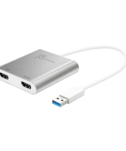 Адаптер j5create JUA365 За 2 монитора USB-C - HDMI