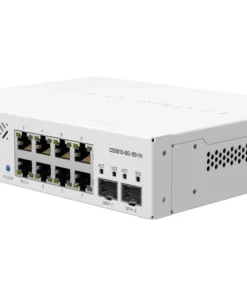 Суич MikroTik CSS610-8G-2S+IN 8 x Gigabit Ethernet ports 2 x SFP PoE in